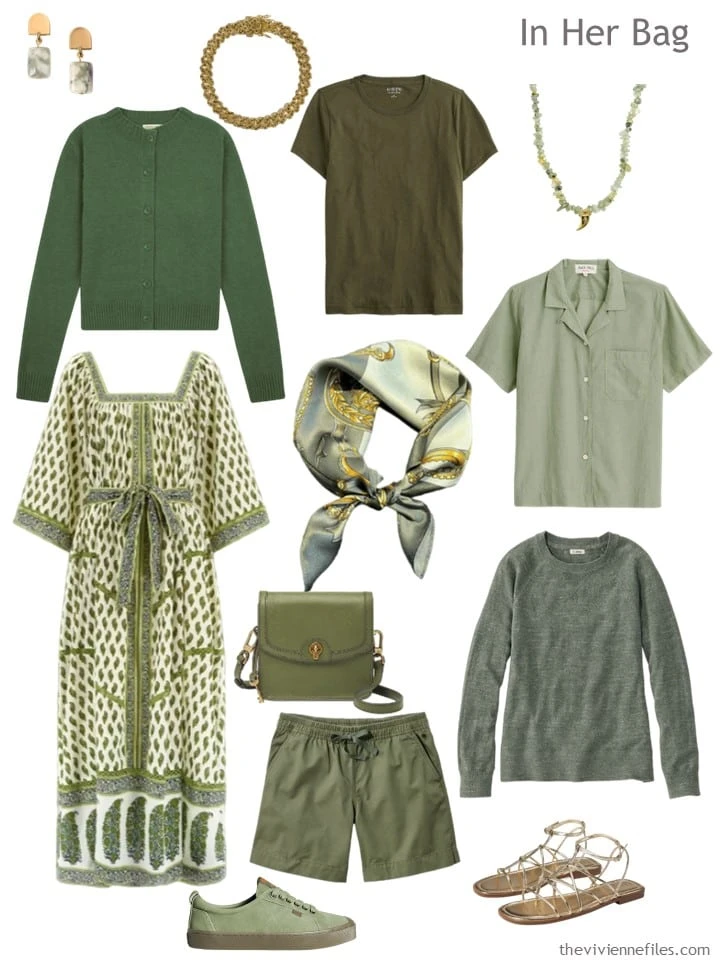 Olive Green Pants  Accessories 