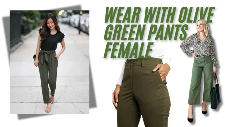 Olive Green Pants Female