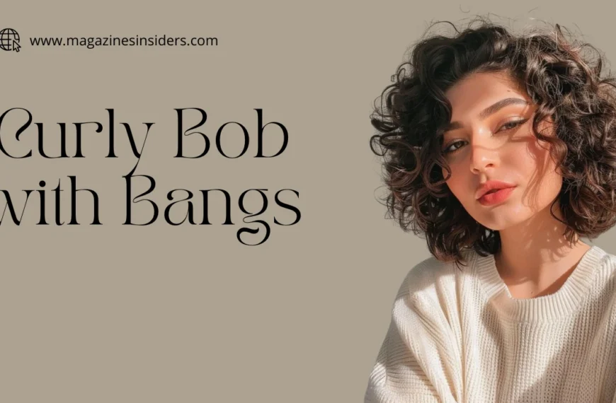 Curly Bob with Bangs