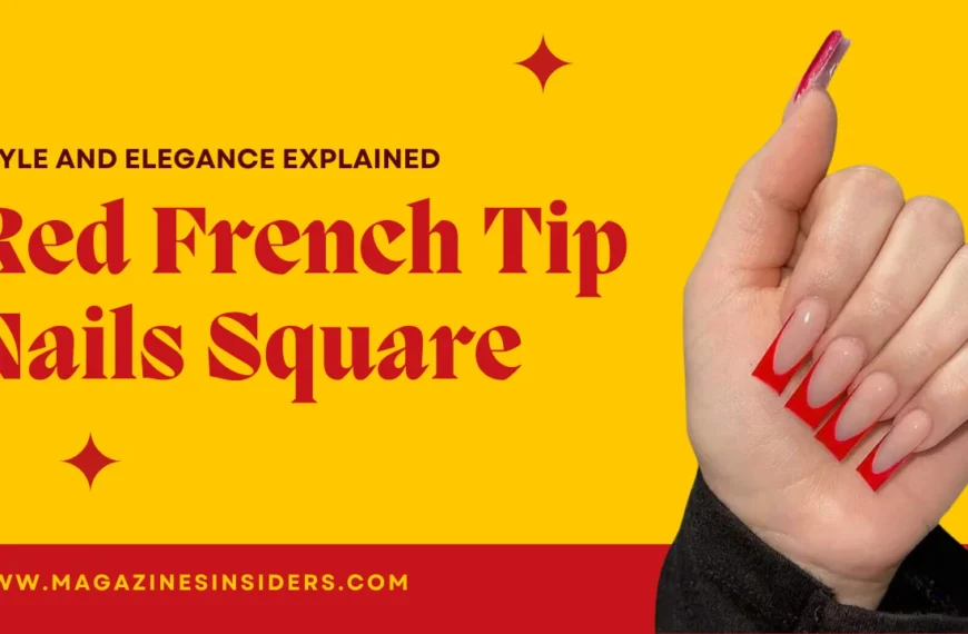 A Complete Guide to Red French Tip Nails Square