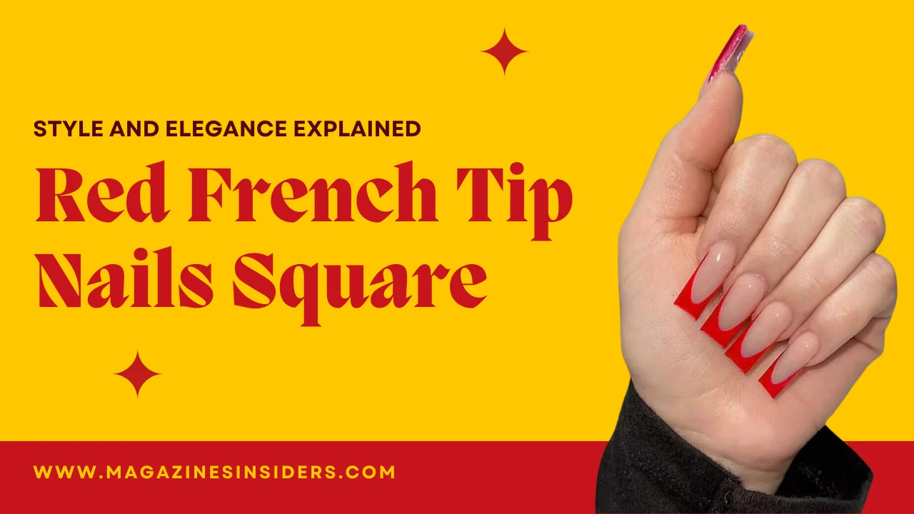 A Complete Guide to Red French Tip Nails Square