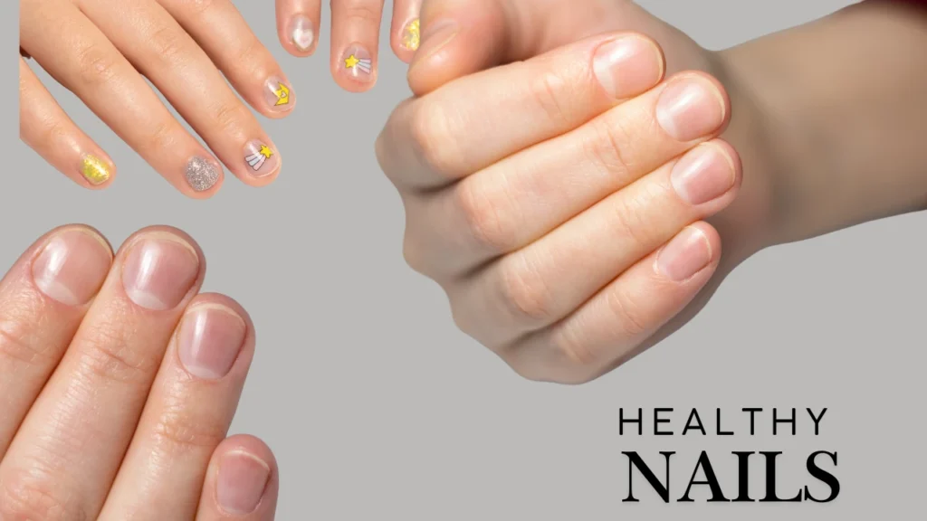 3 people showing their healthy nails